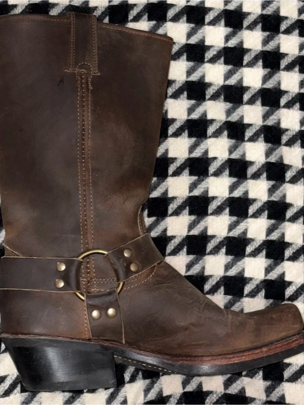 Frye Leather 12R Harness Boot - Picture 6 of 7